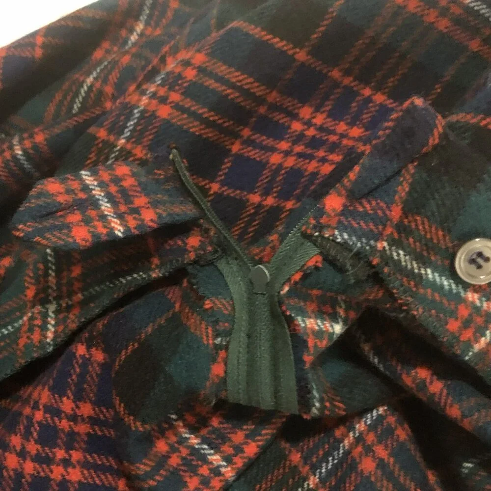 Crazy Horse Plaid A-Line Midi Skirt | Classic Tartan | Made in USA